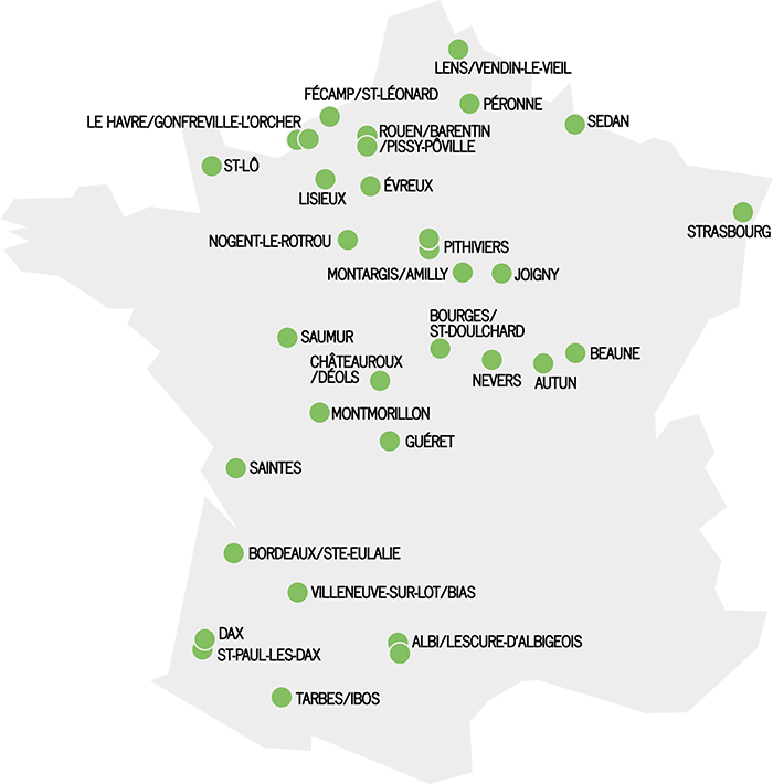 Implantation du patrimoine de Rédeim